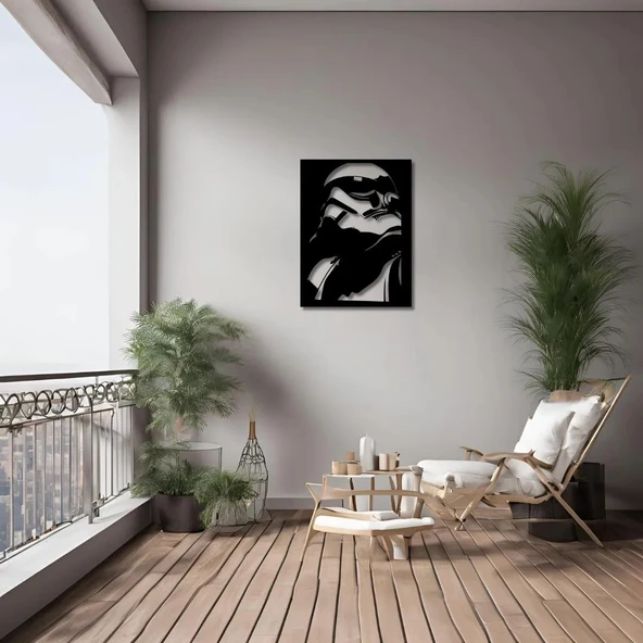 Metal Dekor Star Wars 2 Metal Duvar Tablosu Pop Art - 3