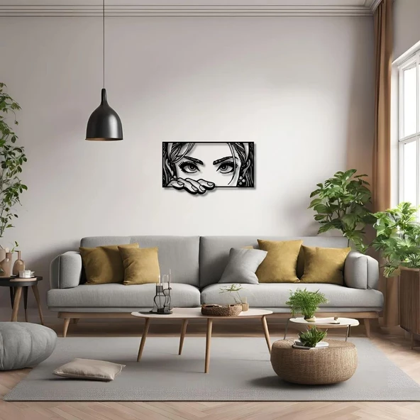 Metal Dekor Pop Art 21 Metal Duvar Tabosu Pop Art - Resim 4