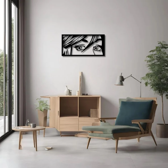 Lazer Kesim Metal Duvar Dekoru Pop Art 2 Metal Duvar Tablosu Pop Art - 5