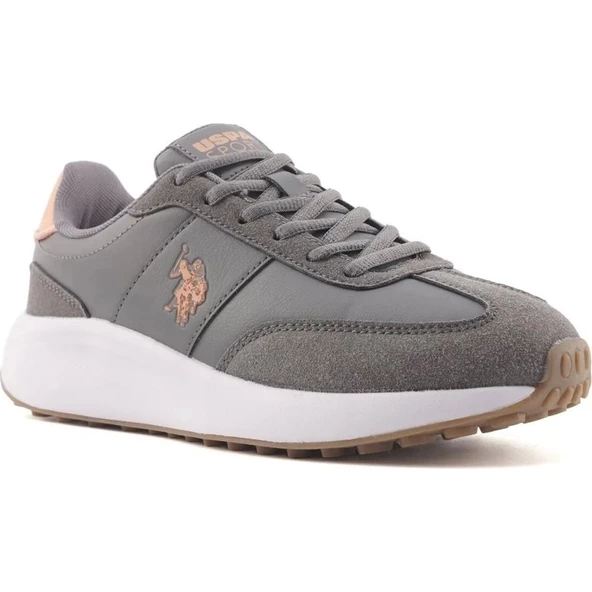 U.S.POLO ASSN REMUS 3PR GRİ COMFORT CASUAL UNİSEX SPOR AYAKKABISI - Resim 2