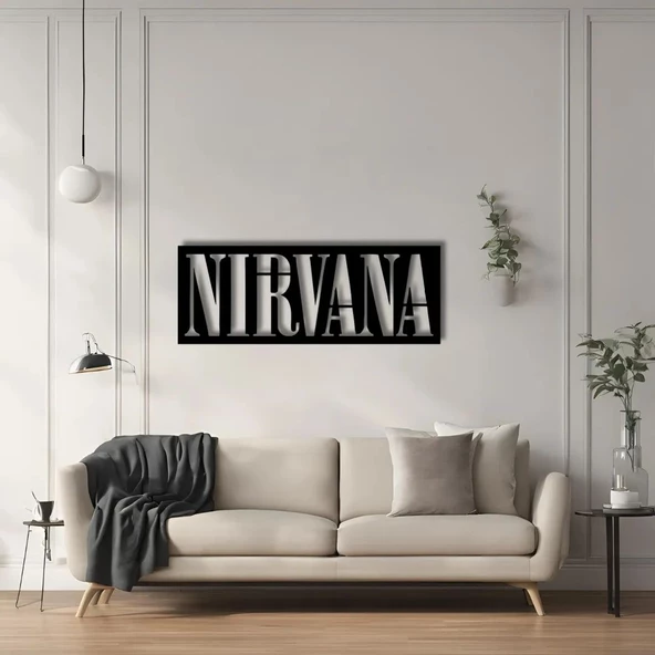 Dekoratif Metal Sanatı Nirvana Metal Duvar Tablosu Sanat - 4