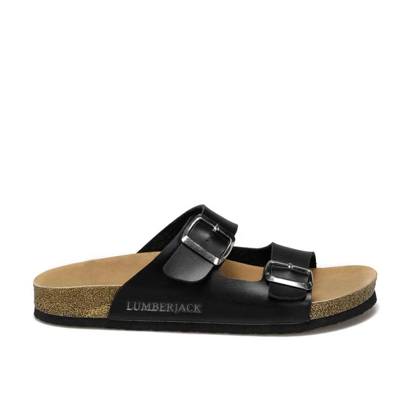 LUMBERJACK MENDY SİYAH ANATOMİK CASUAL UNİSEX TERLİK - 3
