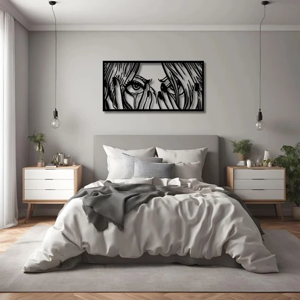 Lazer Kesim Metal Duvar Dekoru Pop Art 23 Metal Duvar Tabosu Pop Art - Resim 3