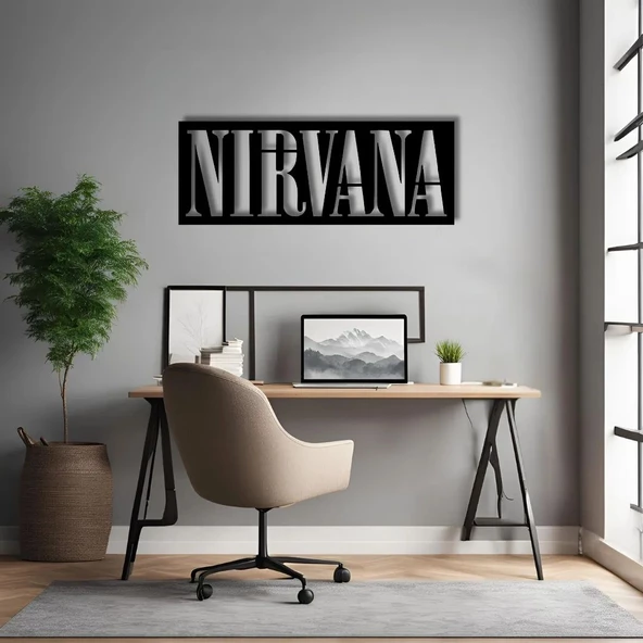 Dekoratif Metal Sanatı Nirvana Metal Duvar Tablosu Sanat - 3