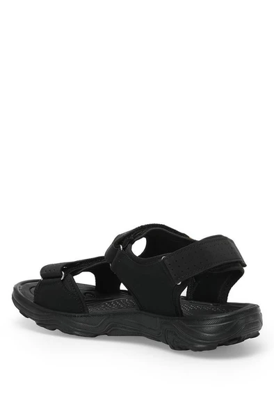 LUMBERJACK SİYAH-SİYAH KASS OUTDOOR ANATOMİK SUYA DAYANIKLI SANDALET - Resim 4