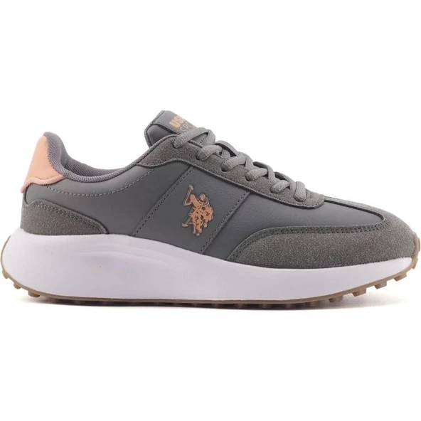 U.S.POLO ASSN REMUS 3PR GRİ COMFORT CASUAL UNİSEX SPOR AYAKKABISI - Resim 4