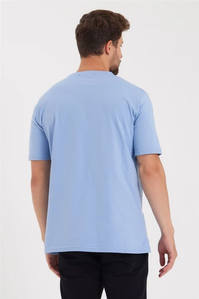 Erkek V Yaka Slim Fit T-Shirt - 11