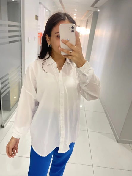 Oversize Salaş Gömlek - 4