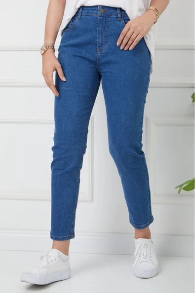 Doğal Kumaşlı Kot Pantolon - 4