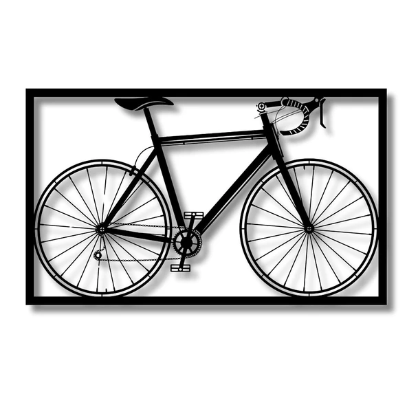 Özel Tasarım Metal Tablolar Bisiklet 2 (Bicycle 2) Metal Duvar Tablosu Sanat - 6