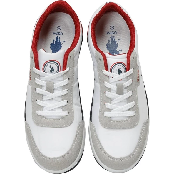 U.S.POLO ASSN HAMLET 3FX BEYAZ COMFORT CASUAL ANATOMİK SPOR AYAKKABISI - 6