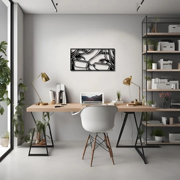 Artera Design Lazer Kesim Metal Duvar Dekoru 3 Parça Ağaç 2 (3 Tree 2) Metal Duvar Tablosu Doğal - 3