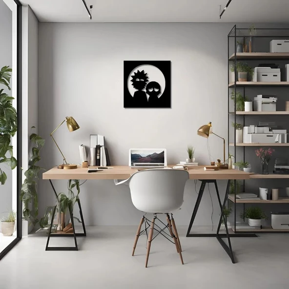 Metal Dekor Rıck and Morty Metal Duvar Tablosu Pop Art - Resim 5