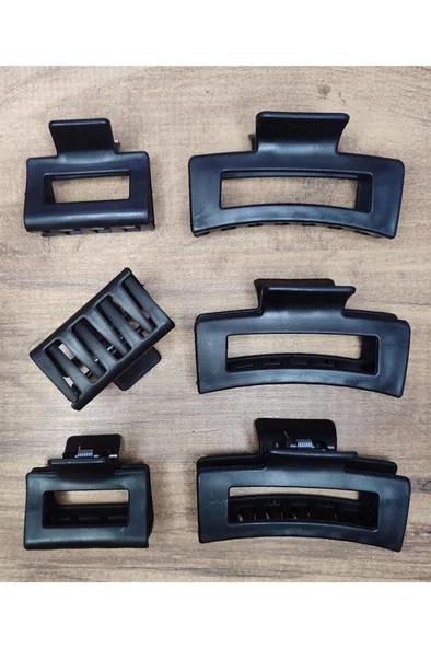 Kadın Renkli Karşık Mandal Toka Seti (RENKLİ KISKAÇLI SAÇ TOKASI 8,5 CM) - 8