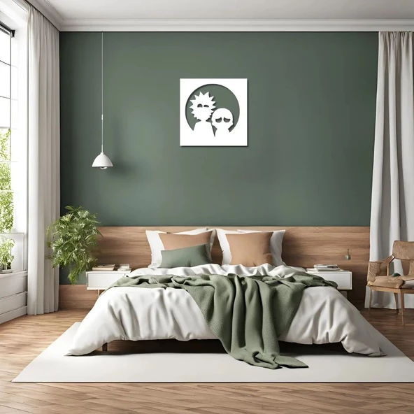 Metal Dekor Rıck and Morty Metal Duvar Tablosu Pop Art - Resim 3