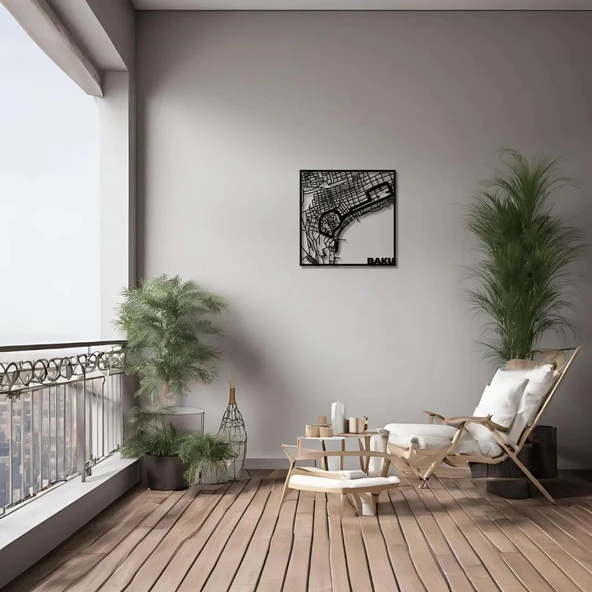 Metal Duvar Dekorasyonu Azerbeycan Grand Prix Baku Metal Duvar Tablosu Formula 1 - Resim 5