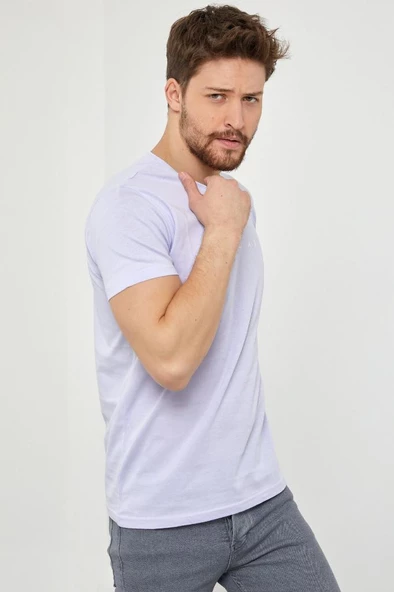 Erkek Relax Baskılı Slim Fit T-Shirt - 9