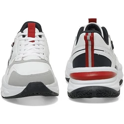 U.S.POLO ASSN SOLIDAR 4PR BEYAZ COMFORT CASUAL ANATOMİK SPOR AYAKKABI - 6