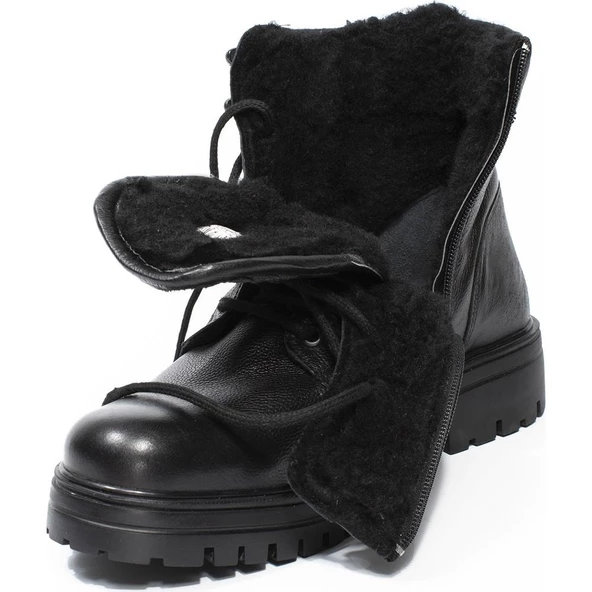 LUMBERJACK WAGNER HAKİKİ DERİ İÇERİSİ FULL KÜRKLÜ ANATOMİK BOT - Resim 4