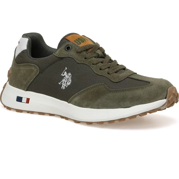 U.S.POLO ASSN COOPER 3FX HAKİ COMFORT CASUAL GÜNLÜK SPOR AYAKKABISI - 4