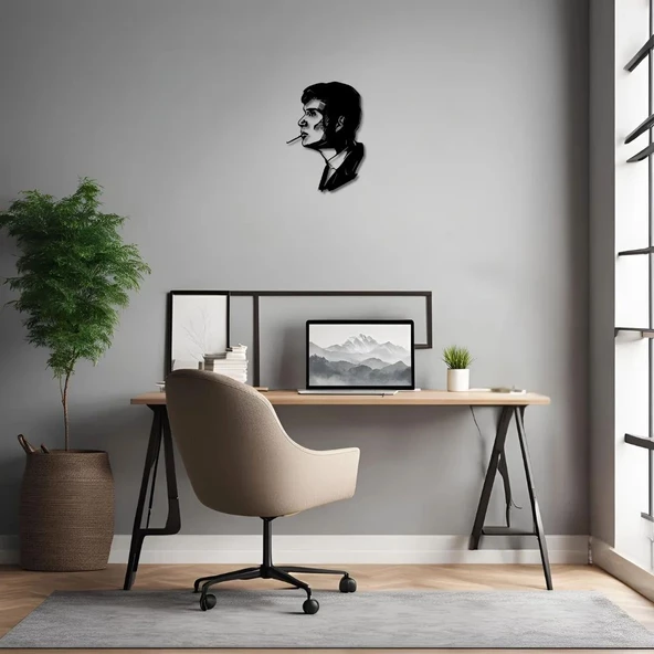 Metal Duvar Dekorasyonu Tommy Shelby Metal Duvar Tablosu Pop Art - 5