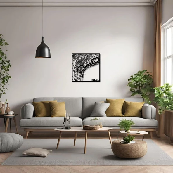 Metal Duvar Dekorasyonu Azerbeycan Grand Prix Baku Metal Duvar Tablosu Formula 1 - Resim 4