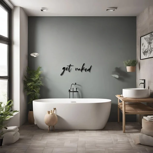 Modern Metal Duvar Sanatı Get Naked Metal Duvar Tablosu İmza - 4