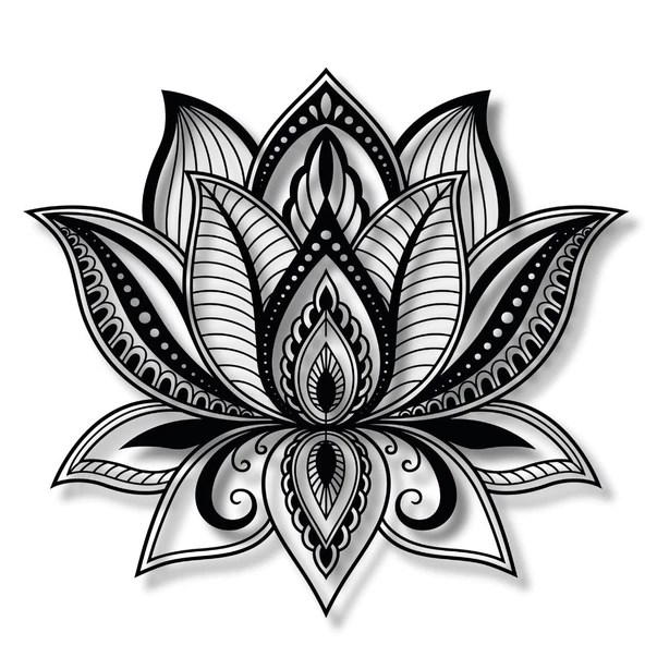 Metal Duvar Dekorasyonu Lotus Çiçeği 2 (Lotus Flower 2) Metal Duvar Tablosu Mandala