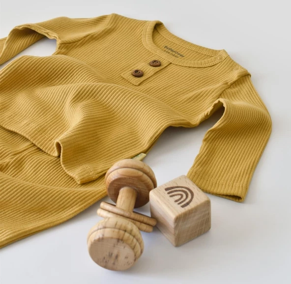 Bebek Pantolon ve Uzun Kollu Tişört Seti, Bebek ve Yenidoğan Serisi - CSYM11505 - 2