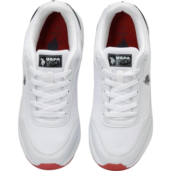 U.S.POLO ASSN MOSS 3FX BEYAZ COMFORT CASUAL GÜNLÜK SPOR AYAKKABISI - Resim 6