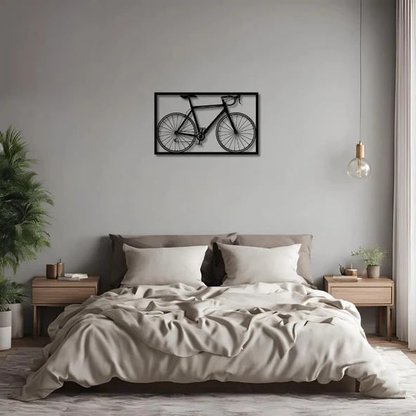 Özel Tasarım Metal Tablolar Bisiklet 2 (Bicycle 2) Metal Duvar Tablosu Sanat - 2