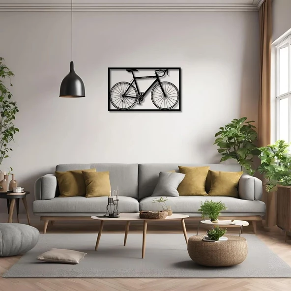 Özel Tasarım Metal Tablolar Bisiklet 2 (Bicycle 2) Metal Duvar Tablosu Sanat - 4