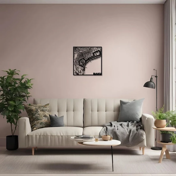 Metal Duvar Dekorasyonu Azerbeycan Grand Prix Baku Metal Duvar Tablosu Formula 1 - Resim 2