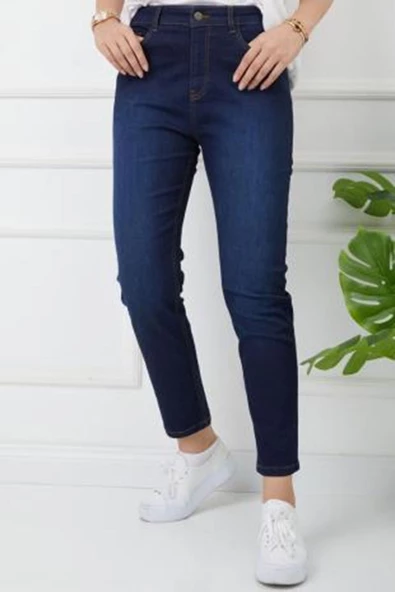 Doğal Kumaşlı Kot Pantolon - 2