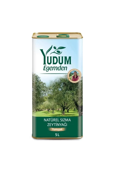 Yudum Egemden Sızma Zeytinyağı Yumuşak Lezzet 5 Lt