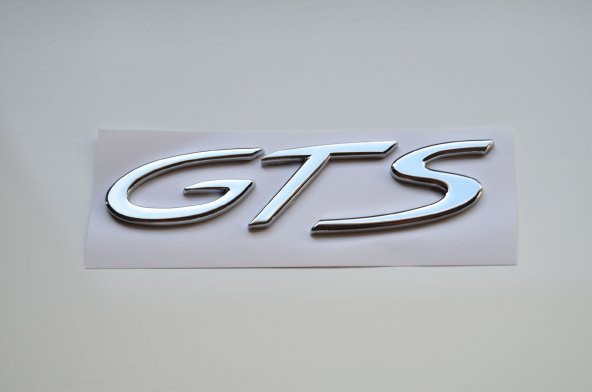 PORSCHE GTS BAGAJ YAZISI METAL KROM ürün görseli 1