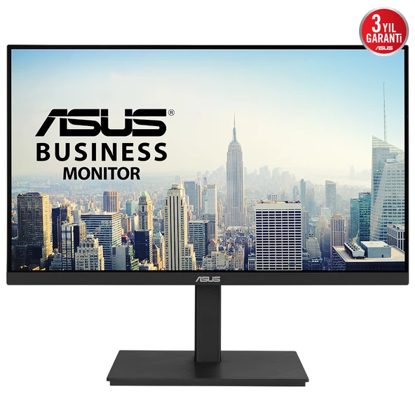 ASUS 27 VA27ECPSN DOCKING MONITOR 27 1920X1080 FHD IPS FRAMELESS USB-C RJ45 75HZ ADAPTIVE SYNC STEREO SPEAKERS LOW BLUE LIGHT FLICKER FREE ERGONOMIC DESIGN WALL MOUNTABLE MONITOR