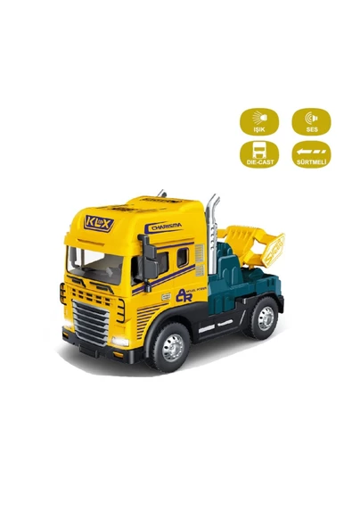 HEPSİLAZIM Işıklı Müzikli Oyuncak Tır Çocuk Oyuncağı Müzikli Oyuncak Araç - 3