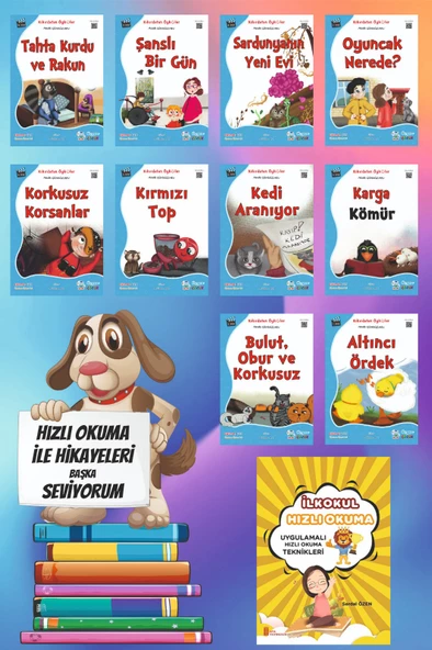 1.Sınıf Kıkırdatan Öyküler (10 Kitap)+Hızlı Okuma ürün görseli 1
