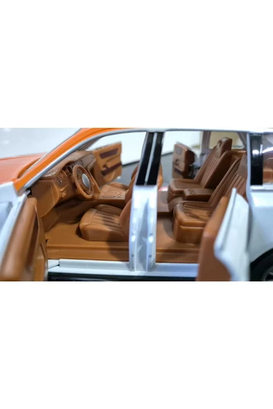 HEPSİLAZIM Rolls Royce Metal Oyuncak Araba Model Koleksiyon Araç Ses Ve Işıklı 22-Cm Lüks Makam Aracı - 4