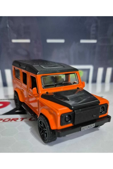 HEPSİLAZIM 12 Cm Metal Model Oyuncak Araba Land Rover Defender Çek bırak Jeep Pubg Jip Kapılar Bagaj Açılır - 2