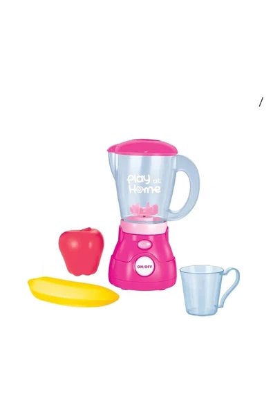 HEPSİLAZIM Işıklı Aksesuarlı Gerçekçi Hareketli Oyuncak Blender Oyuncak Milkshake Makinesi Mutfak Araçları - 2