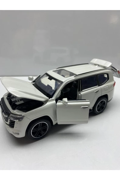 Diecast, Jip Metal Model Araç Oyuncak Araba Toyota Jeep Land Cruıser Çek Bırak 15 Cm Suv Jip