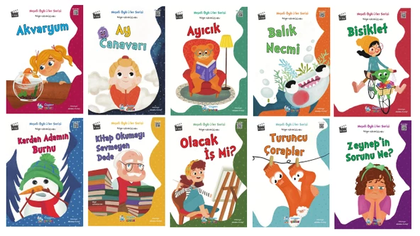 1.Sınıf Neşeli Öyküler Serisi (10 Kitap)+Hızlı Okuma - 2