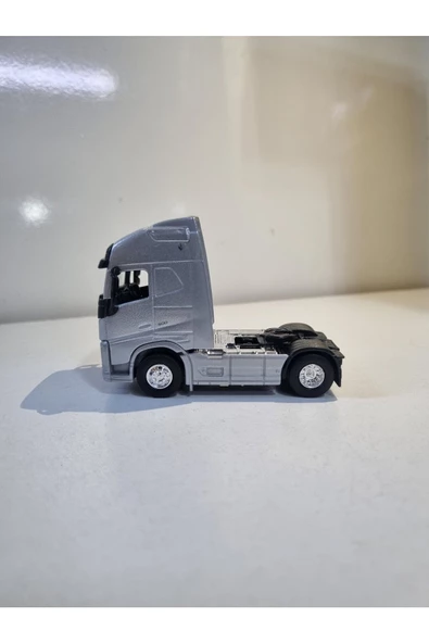 HEPSİLAZIM Gri Diecast Model Araç 9 Cm Volvo FH Metal Çekici Oyuncak Tır Kafa