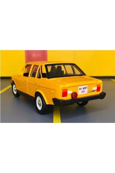 HEPSİLAZIM MURAT 131 1:36 MODEL OYUNCAK ARABA 13 CM Sarı - 5
