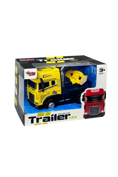 HEPSİLAZIM Işıklı Müzikli Oyuncak Tır Çocuk Oyuncağı Müzikli Oyuncak Araç - 6
