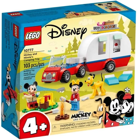 LEGO 10777 Disney Mickey and Friends – Mickey Fare ve Minnie Fare’nin Kamp Gezisi