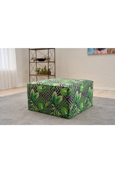 Evdebiz Kozan Puf Yeşil