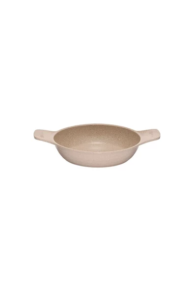 Thermoad 3'Lü 18-20-22 Cm Güveç Sahan Set Kapaksız -Vizon Renk - 3